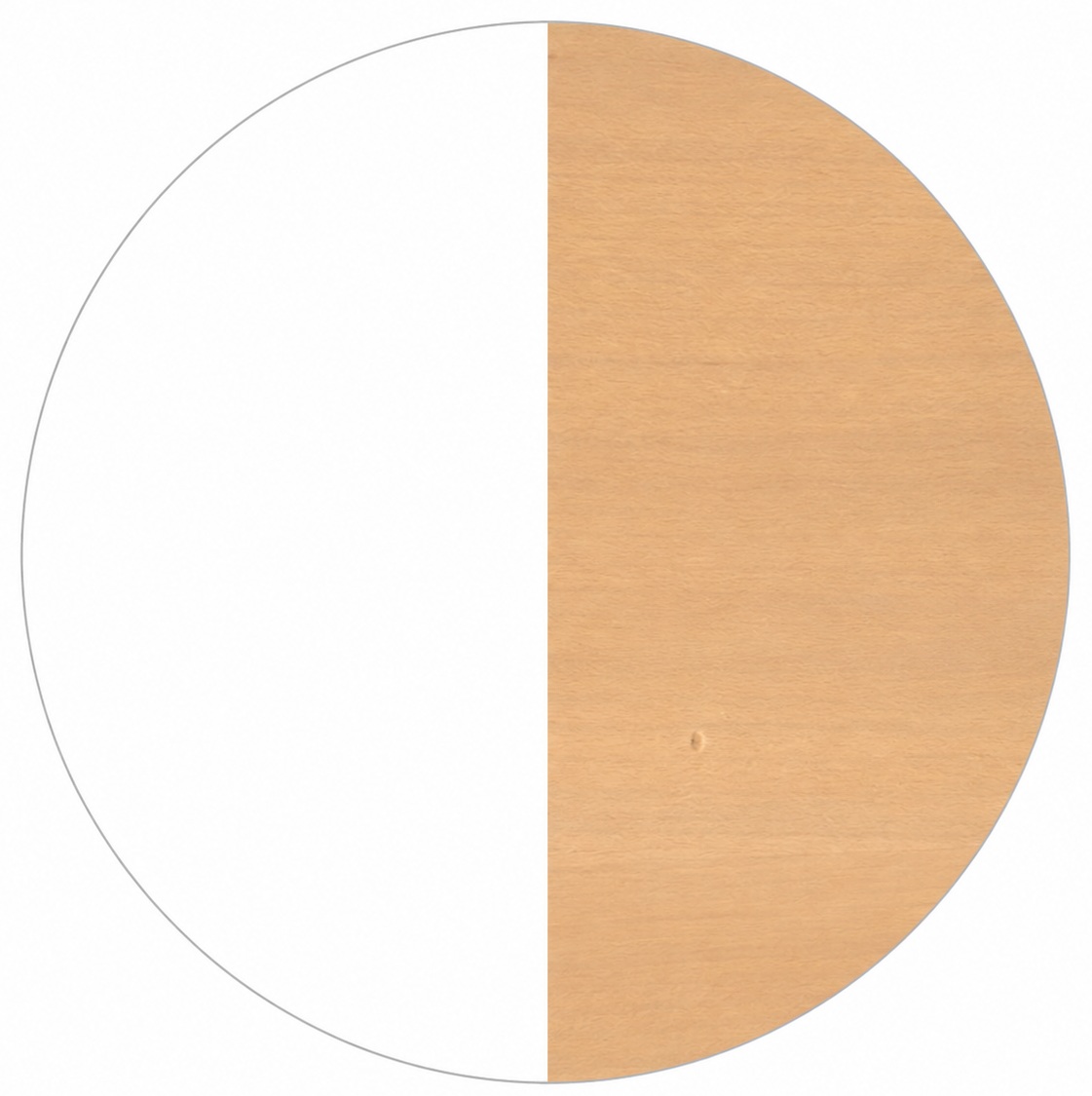 Unstained Woodgrain / White ( Int. / Ext. )
